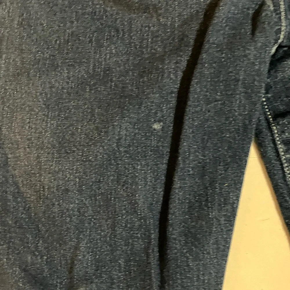 Vintage Baby Gap Blue Jean Overalls Snap Inseam Size 18/24 month